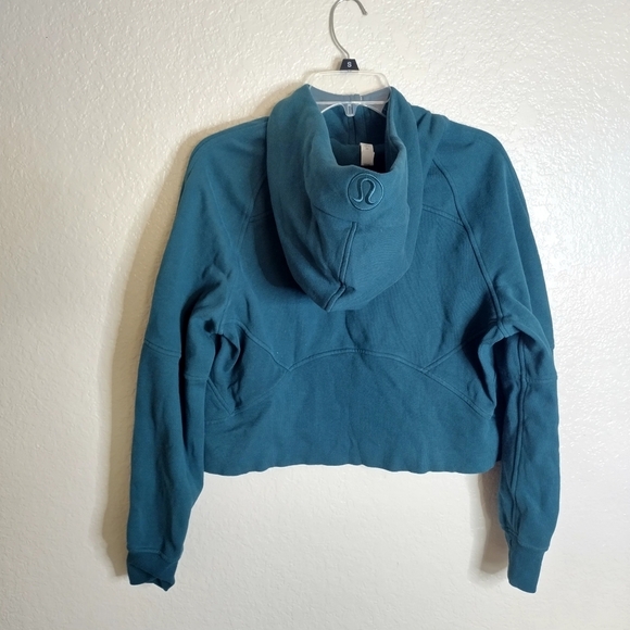 Lululemon Scuba Oversized 1/2 Zip Hoodie Green Sz Xs/S - Picture 5 of 9